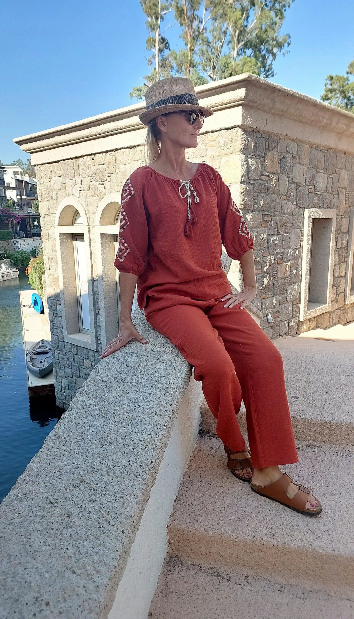 etnik desen tarcin muslin takim