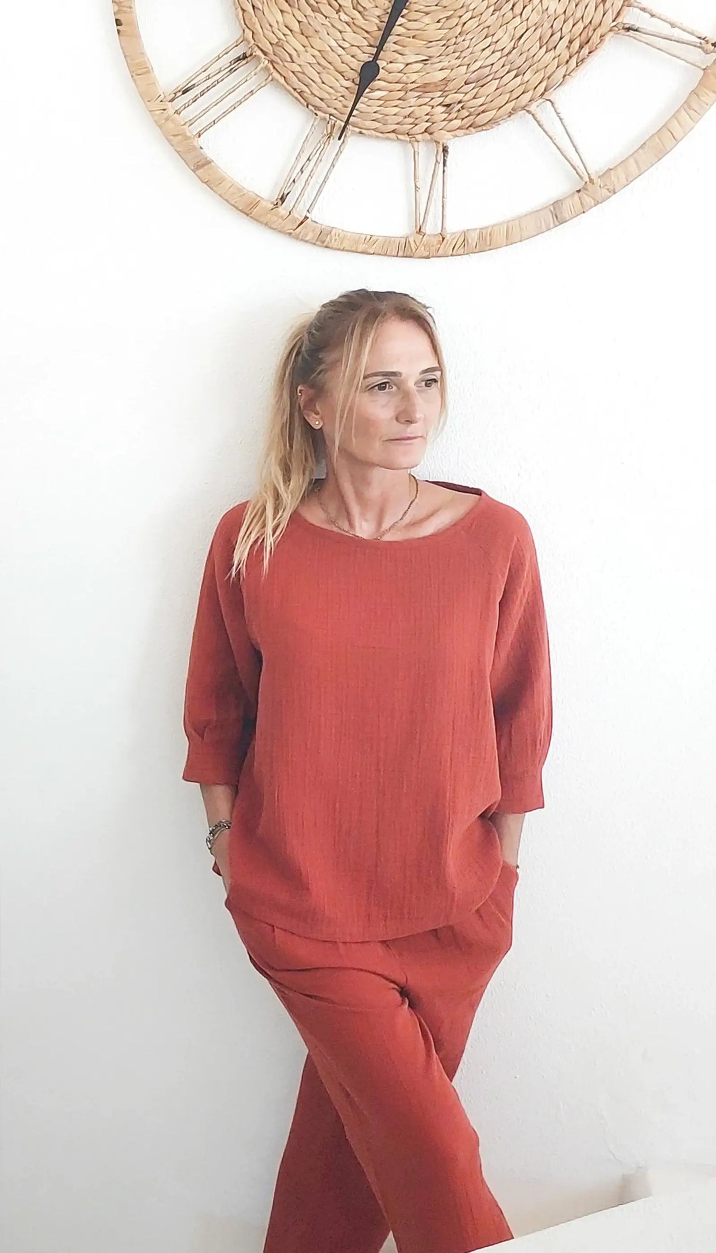 kadin muslin iki parca tarcin pijama takimi
