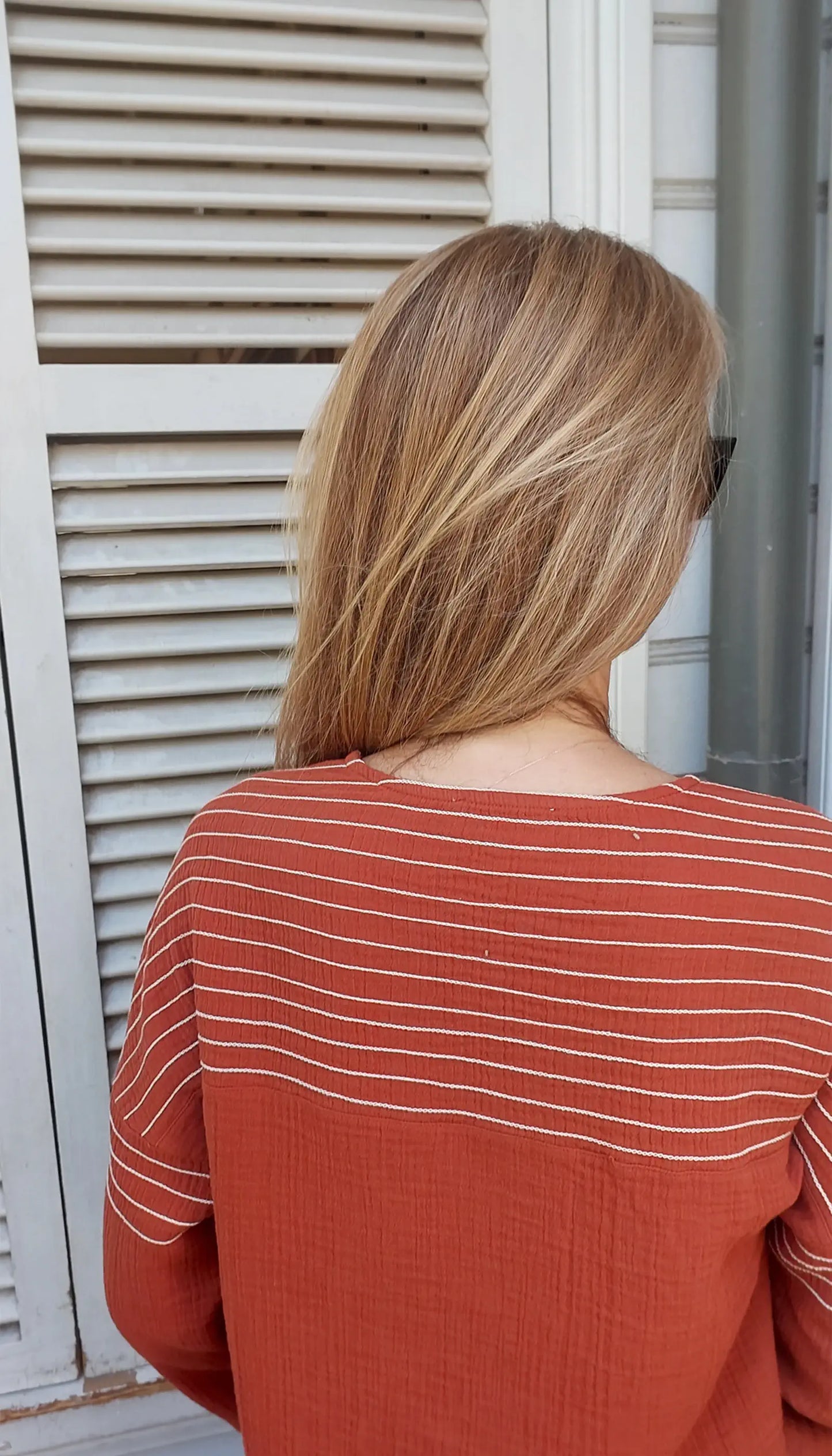 Omuz Zincir Kroşeta Tarçın Bluz