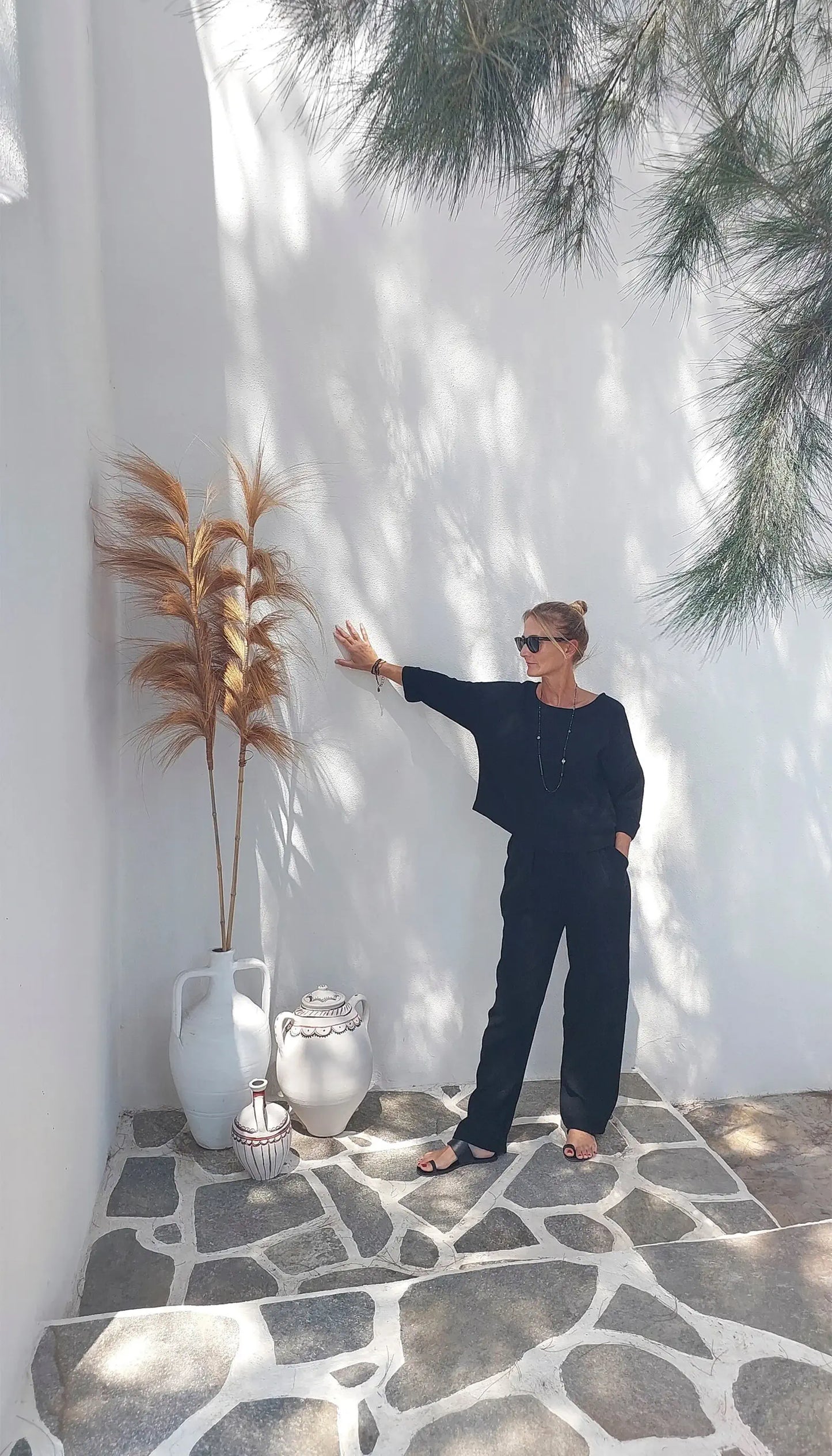 siyah rahat muslin kadin takim