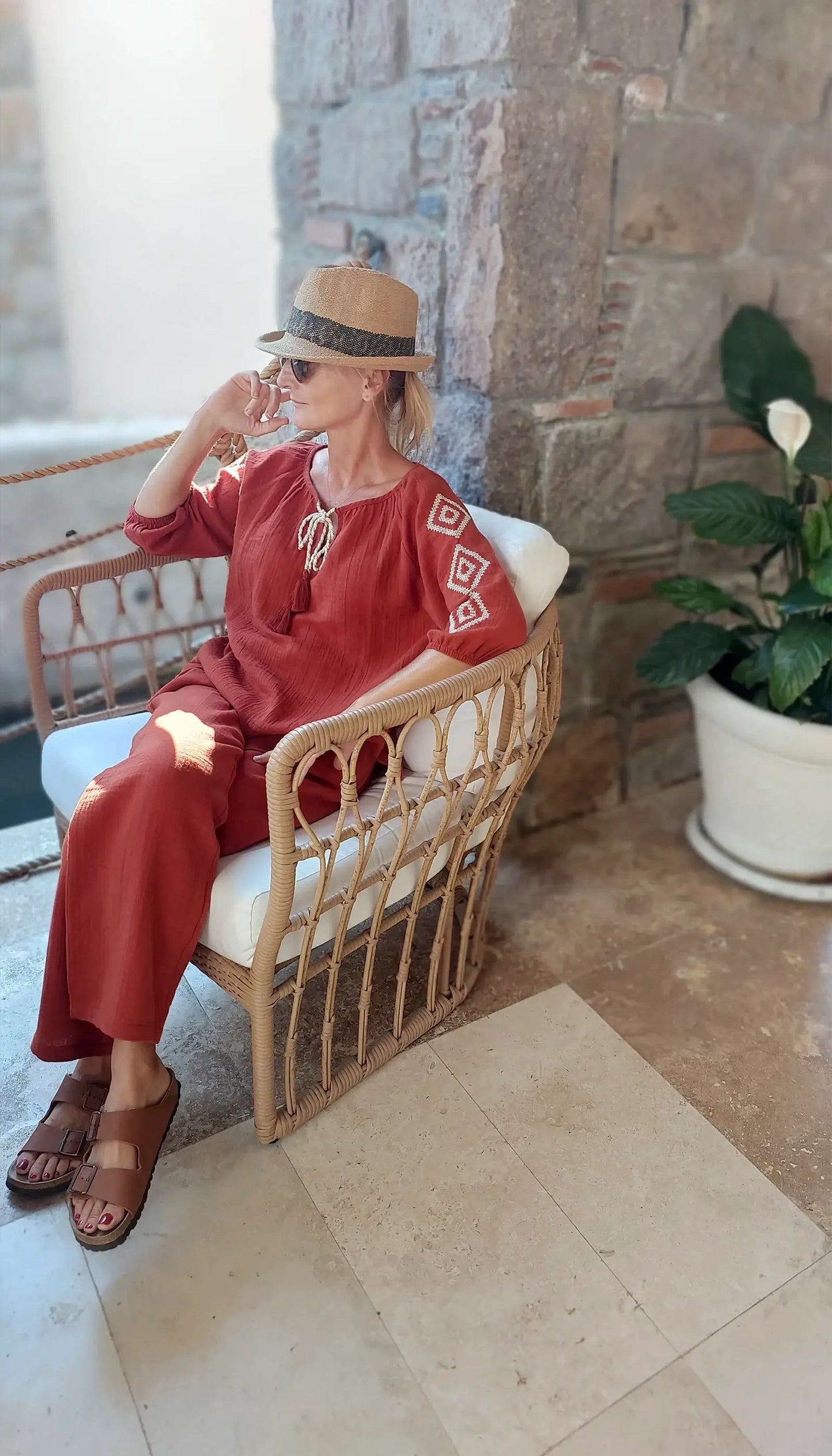 tarcin kadin muslin set