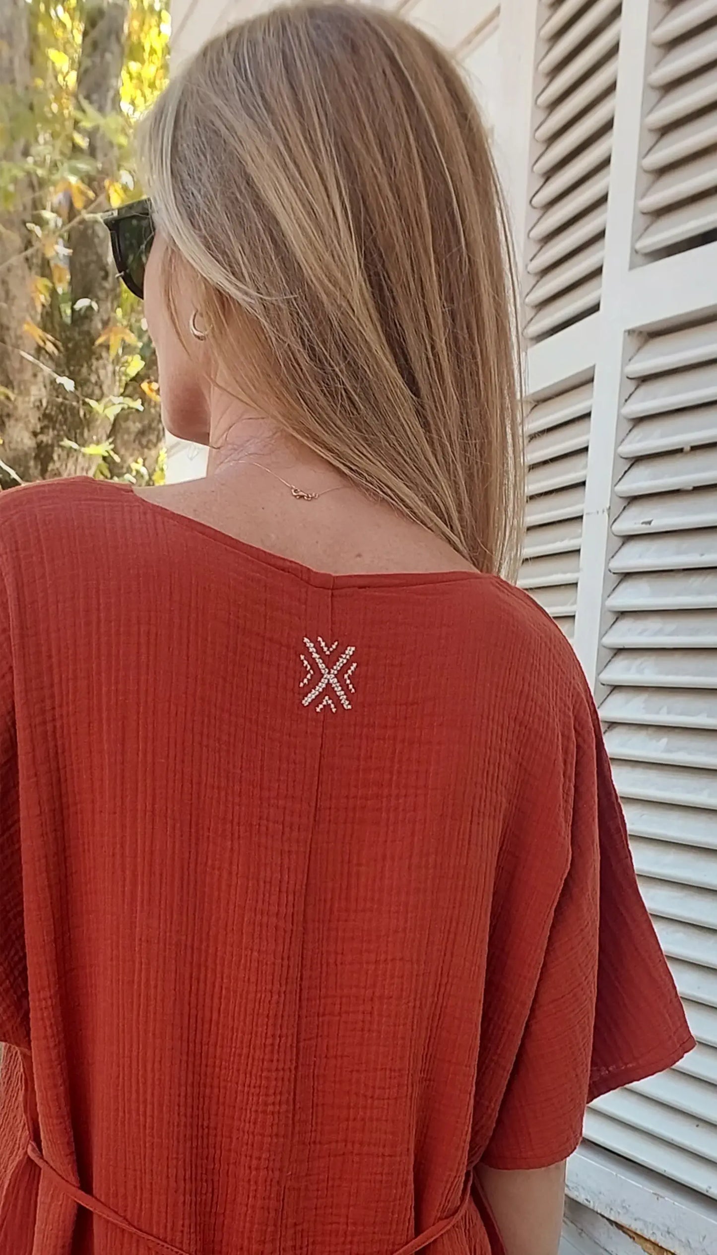 yazlik tarcin muslin elbise konfor